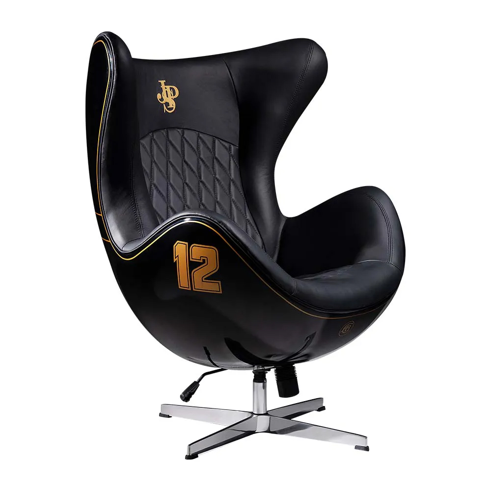 Conjunto 3 Poltronas Decorativas Egg Chair Hamilton Nº44/Lotus 12/RB Nº 33 G53 - Gran Belo