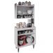 Conjunto Armário Cantinho do Café Chico 2 Portas com Aéreo Branco G96 - Gran Belo