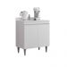 Conjunto Balcão de Cozinha com Tampo Papin MDP/BP Branco G96 - Gran Belo