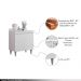 Conjunto Balcão de Cozinha com Tampo Papin MDP/BP Branco G96 - Gran Belo