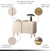 Conjunto Decorativo 1 Cristaleira e 2 Buffets Évora/Saluti/Benvenuto Off White G26 - HB Móveis