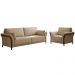 Conjunto Decorativo Poltrona e Sofá 222cm Market Linho Bege G45 - Gran Belo
