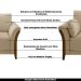 Conjunto Decorativo Poltrona e Sofá 222cm Market Linho Bege G45 - Gran Belo