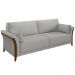 Conjunto Decorativo Poltrona e Sofá 222cm Market Linho Cinza G45 - Gran Belo