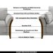 Conjunto Decorativo Poltrona e Sofá 222cm Market Veludo Cinza G45 - Gran Belo