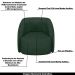 Conjunto Decorativo Sofá 288cm e Poltrona Clarke com Puff Round Veludo Verde G45 - Gran Belo