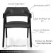 Conjunto Mesa de Jogos Carteado Bellagio Tampo Reversível e 4 Cadeiras Madeira Poker Base Cone PU Grafite/Preto G42 - Gran Belo