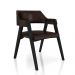 Conjunto Mesa de Jogos Carteado Bellagio Tampo Reversível e 4 Cadeiras Madeira Poker Base Cone PU Marrom/Preto G42 - Gran Belo