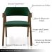 Conjunto Mesa de Jogos Carteado Bellagio Tampo Reversível e 4 Cadeiras Madeira Poker Base Estrela Veludo Verde/Nogueira G42 - Gran Belo