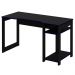Conjunto Mesa e Armário para Escritório Home Office Gamer Cool MDP Preto/Azul G69 - Gran Belo