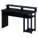 Conjunto Mesa e Armário para Escritório Home Office Gamer Cool MDP Preto/Azul G69 - Gran Belo