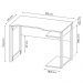 Conjunto Mesa e Armário para Escritório Home Office Gamer Cool MDP Preto/Azul G69 - Gran Belo