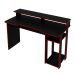 Conjunto Mesa e Armário para Escritório Home Office Gamer Cool MDP Preto/Vermelho G69 - Gran Belo