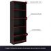 Conjunto Mesa e Armário para Escritório Home Office Gamer Cool MDP Preto/Vermelho G69 - Gran Belo
