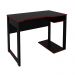 Conjunto Mesa e Armário para Escritório Home Office Gamer Cool MDP Preto/Vermelho G69 - Gran Belo