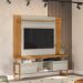 Conjunto Painel Extensível Rack Tremonti/Elora TV até 70 Polegadas Nature/Off White G77 - Gran Belo