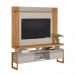 Conjunto Painel Extensível Rack Tremonti/Elora TV até 70 Polegadas Nature/Off White G77 - Gran Belo