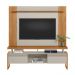 Conjunto Painel Extensível Rack Tremonti/Elora TV até 70 Polegadas Nature/Off White G77 - Gran Belo