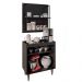 Conjunto Painel Organizador com Solesi/Chico 2 Prateleiras Preto G96 - Gran Belo