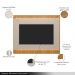 Conjunto Painel Rack Bancada Singapura/Flórida TV até 75 Polegadas Tauari/Off White G77 - Gran Belo