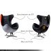 Conjunto Poltronas Decorativas Egg Chair MP4 SN 88/Lotus 12 G53 - Gran Belo