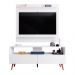 Conjunto Rack Bancada e Painel Adawi/Linden MDP/BP para TVs até 55 Branco G96 - Gran Belo
