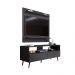 Conjunto Rack Bancada e Painel Adawi/Linden MDP/BP para TVs até 55 Preto G96 - Gran Belo