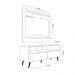 Conjunto Rack Bancada e Painel Adawi/Linden MDP/BP para TVs até 55 Preto G96 - Gran Belo