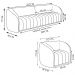 Conjunto Sala de Estar Sofá 252cm 3 Lugares e Poltrona Adam PU Marrom G45 - Gran Belo
