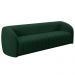 Conjunto Sala de Estar Sofá 292cm 4 Lugares e Poltrona Adam Veludo Verde G45 - Gran Belo
