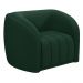 Conjunto Sala de Estar Sofá 292cm 4 Lugares e Poltrona Adam Veludo Verde G45 - Gran Belo