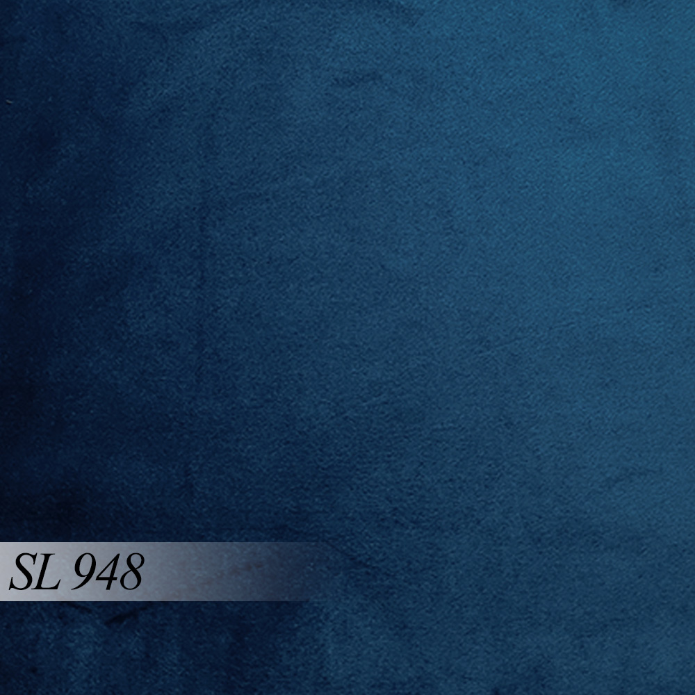 Conjunto Sala de Estar Sofá 332cm 4 Lugares e Poltrona Adam Veludo Azul Marinho G45 - Gran Belo