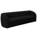 Conjunto Sala de Estar Sofá 332cm 4 Lugares e Poltrona Adam Veludo Preto G45 - Gran Belo