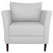 Conjunto Sofá 2 Lugares com 2 Poltronas Pés Palito Lubbock Couro Branco G58 - Gran Belo