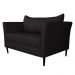 Conjunto Sofá 2 Lugares com 2 Poltronas Pés Palito Lubbock Couro Marrom G58 - Gran Belo