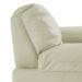 Conjunto de Sofás 2 e 3 Lugares Sala de Estar Pés em Madeira Nauru Couro Off White - Gran Belo