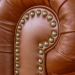 Conjunto de Sofás Sala de Estar Chesterfield Pés Madeira Couro Conhaque Brilho G40 - Gran Belo
