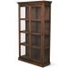 Cristaleira Adega Para Sala de Jantar 02 Portas Zada Lateral Vidro 195x100 Canela - Gran Belo