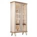 Cristaleira Decorativo com LED Portas de Vidro Texas Off White/Cinamomo G26 - Gran belo