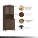 Cristaleira Madeira Maciça 4 Portas Garnet Café G74 - Gran Belo