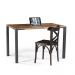 Escrivaninha Margot 120cm Grafite/Rustic Brown - Gran Belo