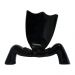 Escultura Decorativa Mascara Descanso Preto Brilho G07 - Gran Belo
