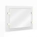 Espelho de Penteadeira Suspensa para Quarto Decorativa PE2006 MPD Branco G69 - Gran Belo