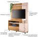 Estante Home Theater com Rodízios para TV até 50'' Budy Freijó / Off White - Gran Belo
