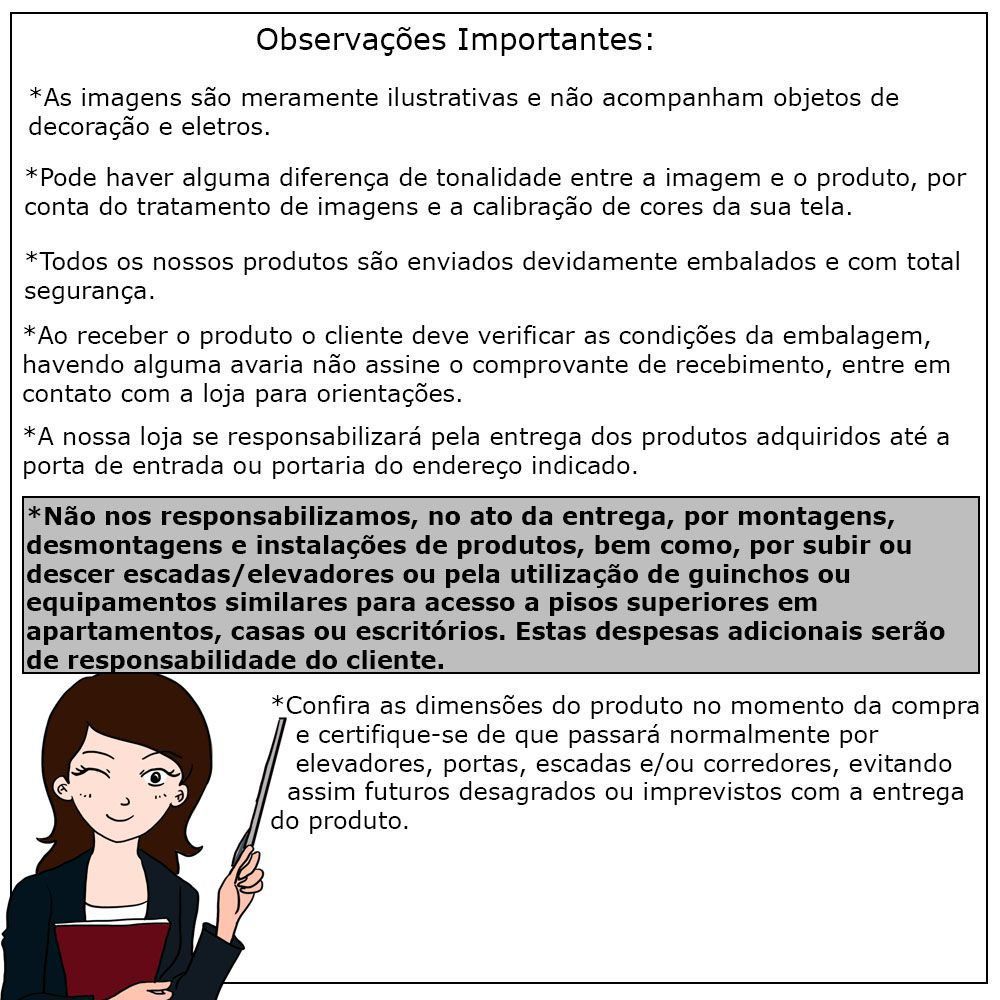 Estante de Livros para Escritório Home Office Portas Pequenas Alf Branco Texturizado - Gran Belo