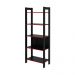 Estante para Escritório Home Office Gamer ME4166 MDP Preto/Vermelho G69 - Gran Belo