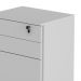Gaveteiro com Chave para Escritório Home Office ME4148 MDP Branco G69 - Gran Belo