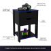 Gaveteiro para Escritório Home Office Gamer ME4163 MDP Preto/Azul G69 - Gran Belo
