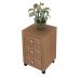 Gaveteiro para Escritório Home Office ME4108 MDP Amendoa G69 - Gran Belo