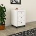 Gaveteiro para Escritório Home Office ME4108 MDP Branco G69 - Gran Belo